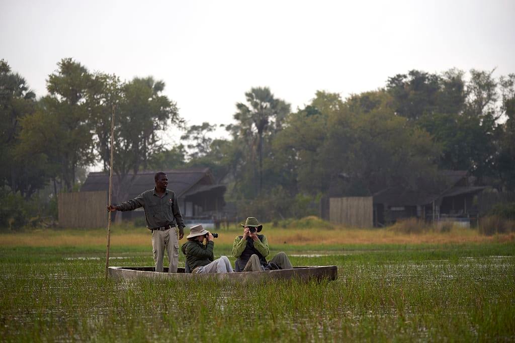 Guided Mokoro safari in Botswana