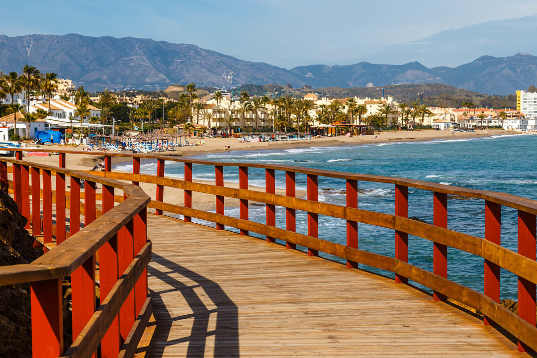 Promenade in La Cala de Mijas in Costa del Sol