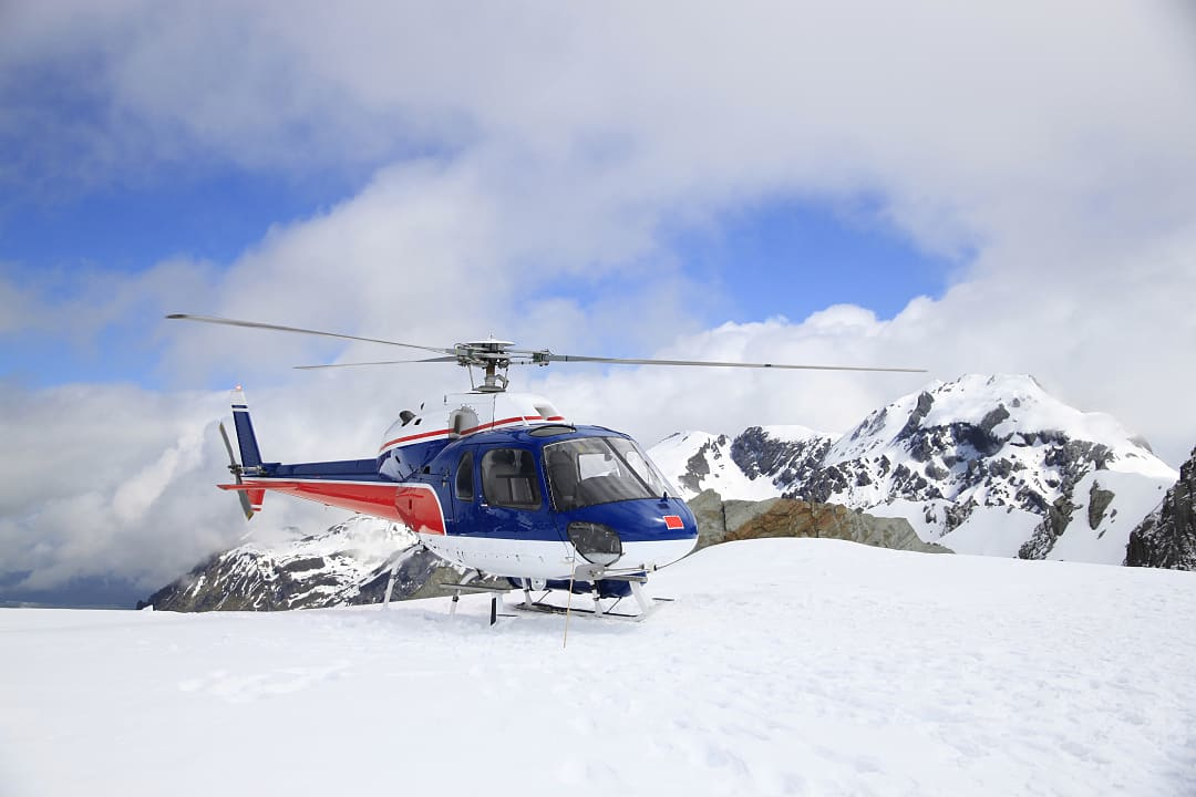 Helicopter ride to the Fox and Franz Josef Glaciers