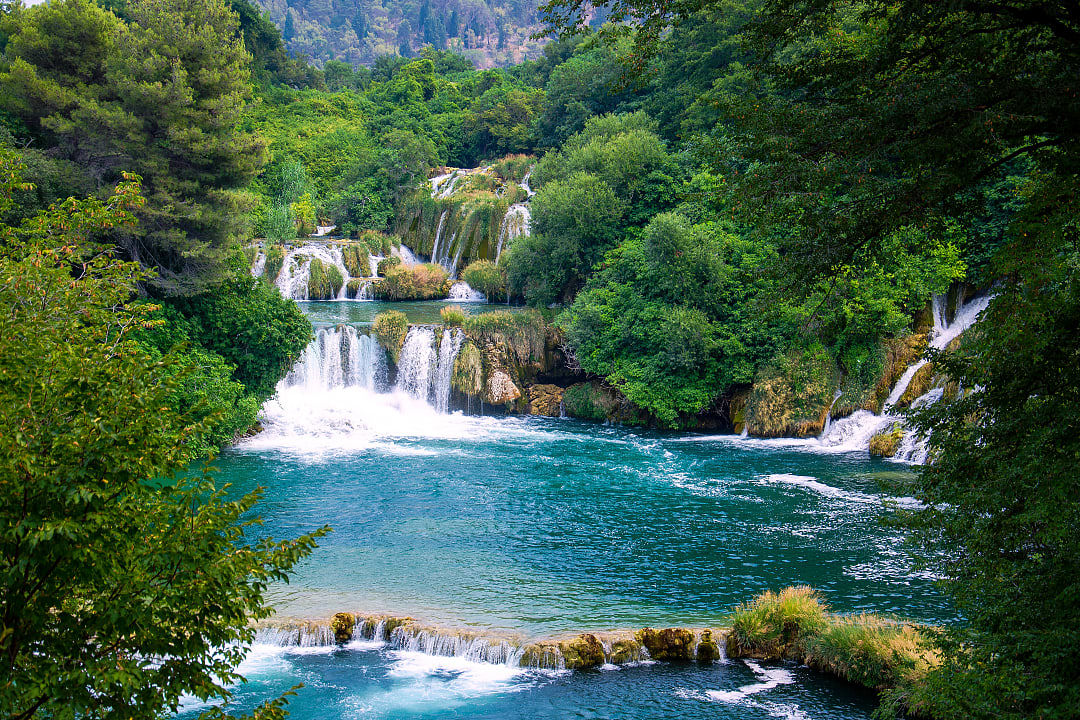 Krka National Park near the city of Šibenik
