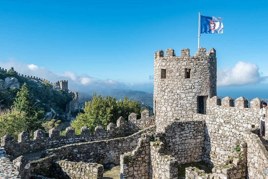 Castle of the Moors in Sintra, Portugal