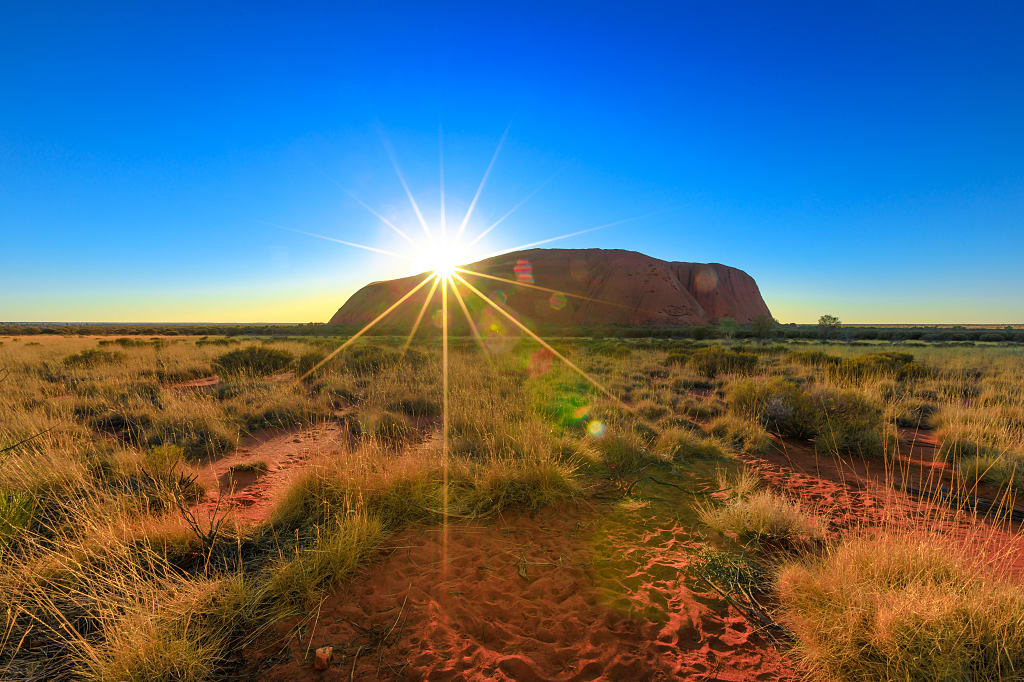 Uluru in the Australian Outback