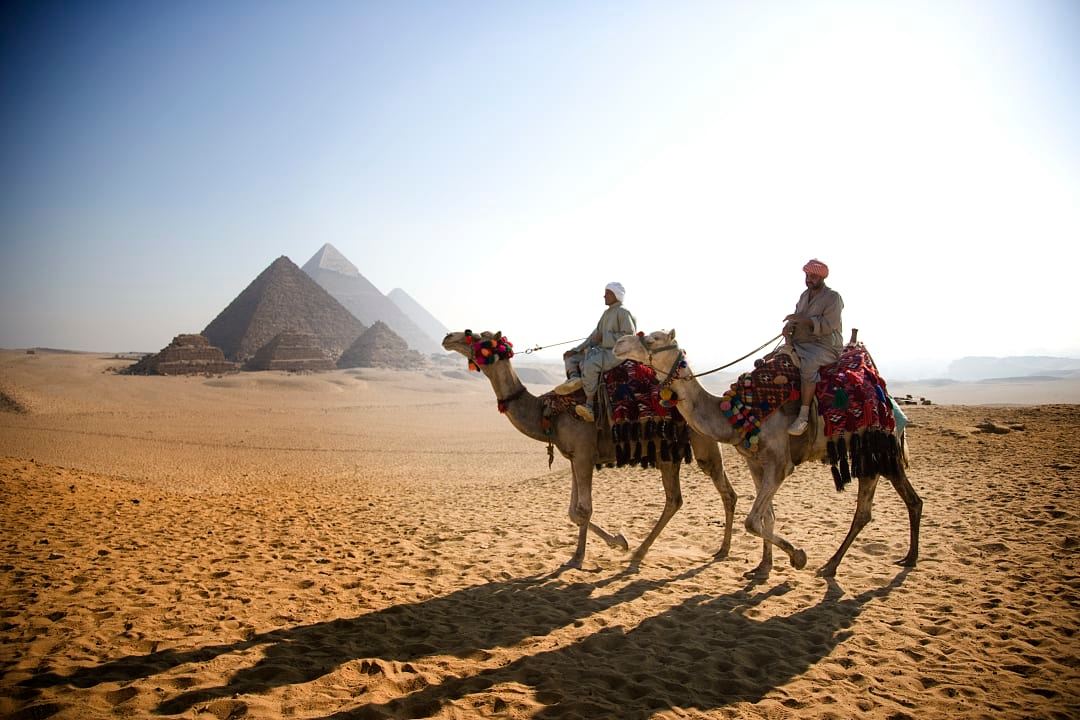 The Great Pyramid of Giza, Egypt.