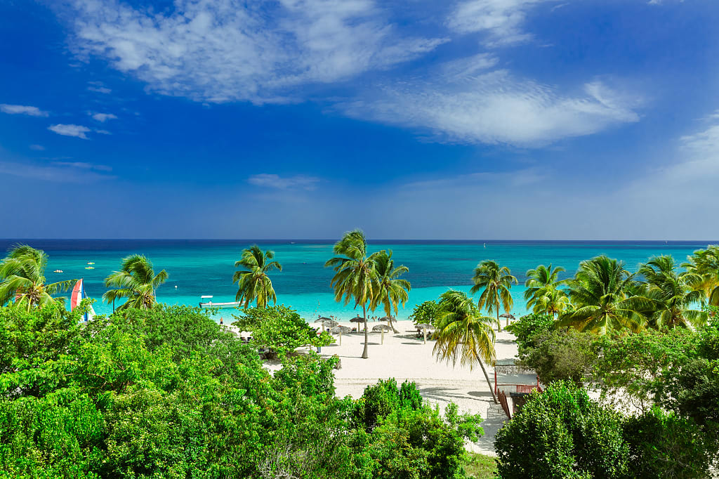 Holguin beach in Cuba