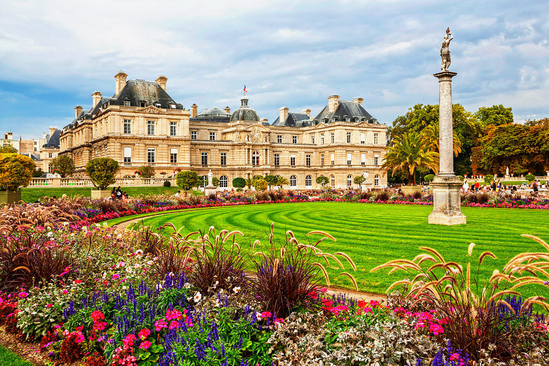 Jardin du Luxembourg and palace, Paris, France