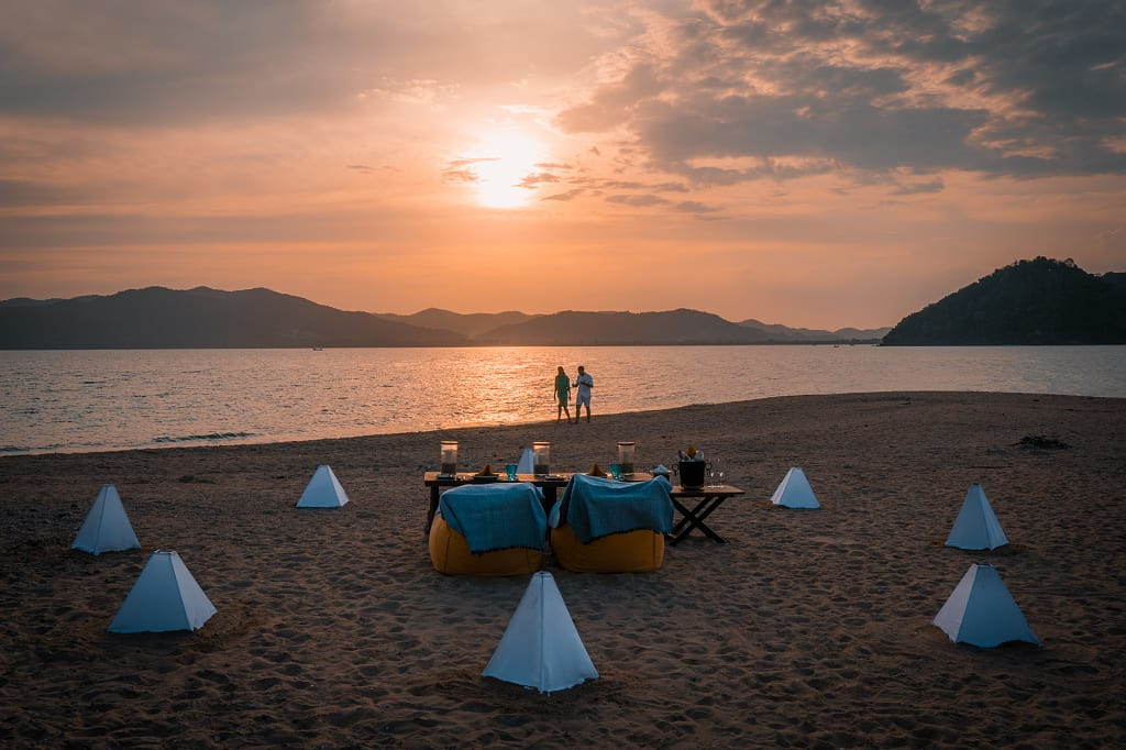 Private beach barbecue. Photo courtesy of Six Senses Yao Noi