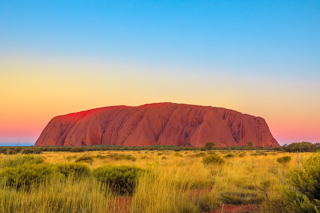 Ayers rock in Uluru-Kata Tjuta National Park, Australia
