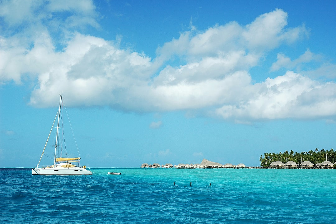 Ocean view in Tahiti