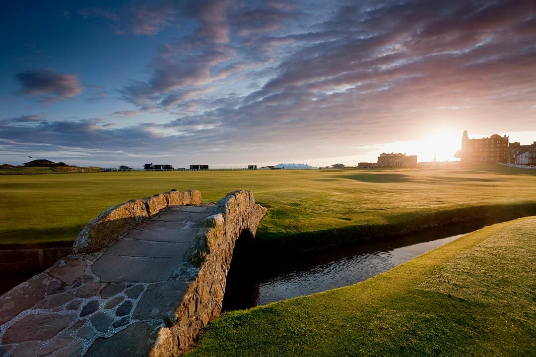 Swilcan Bridge on St Andrews Old Course