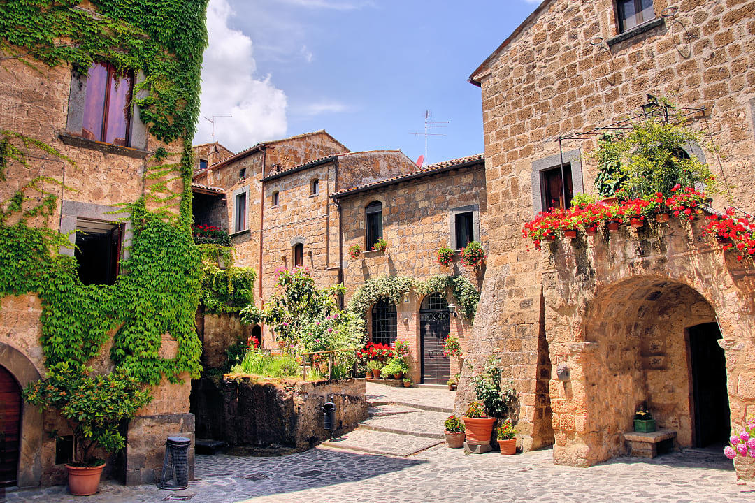 Town of Civita di Bagnoregio, Lazio