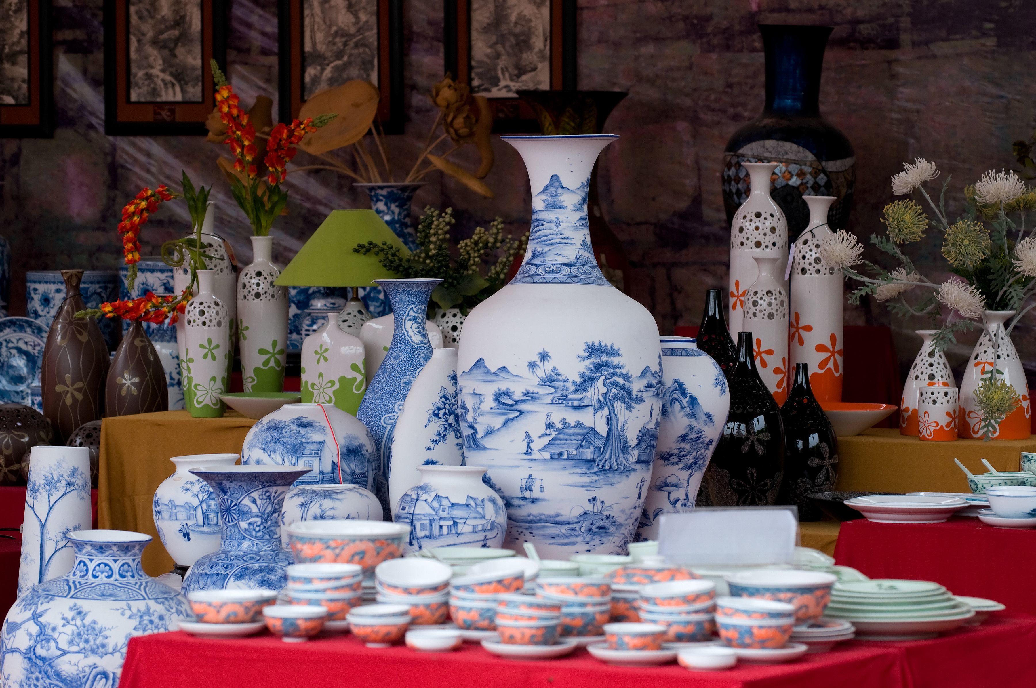 Vietnamese pottery in Hanoi, Vietnam