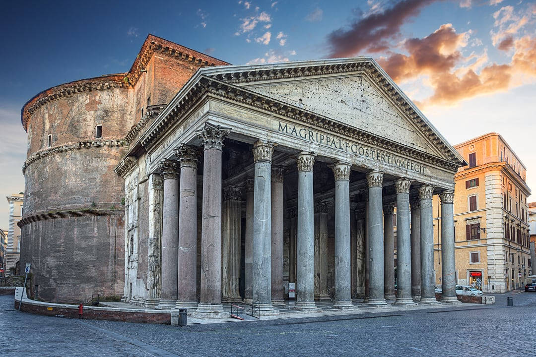 The Pantheon in Rome, Italy