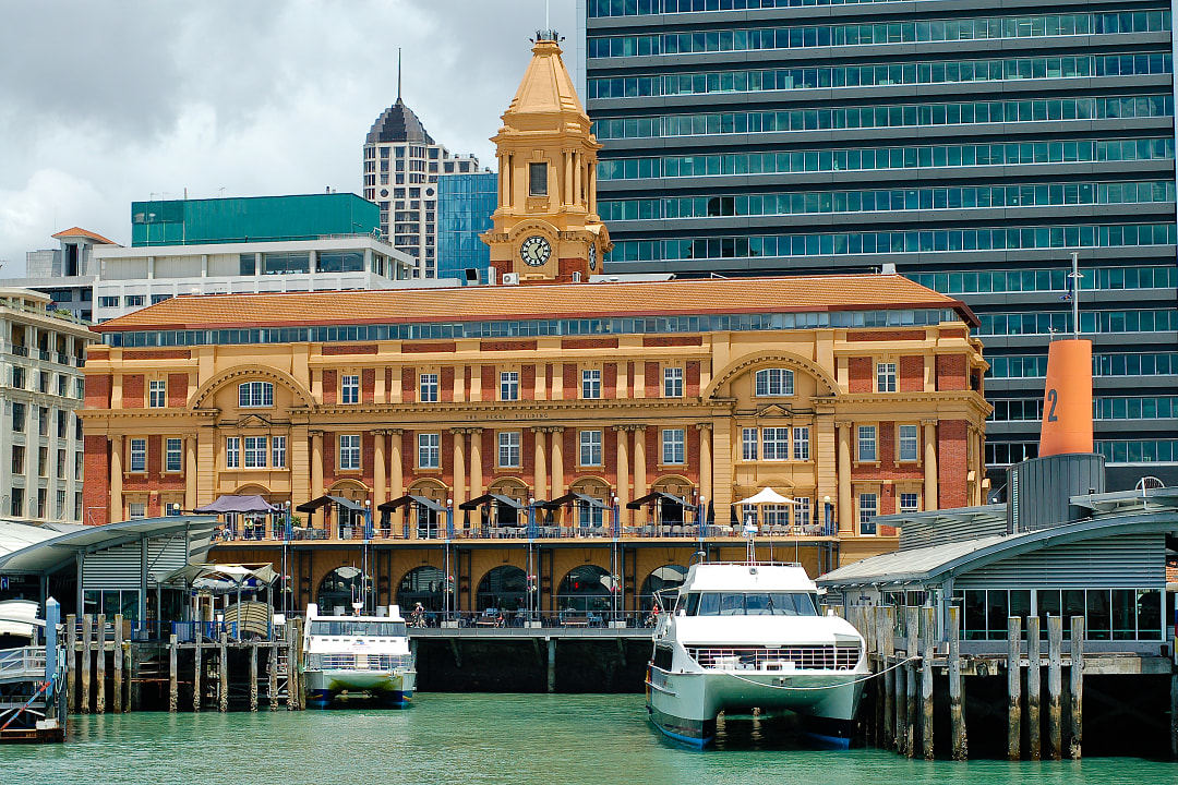Auckland City Harbor, New Zealand
