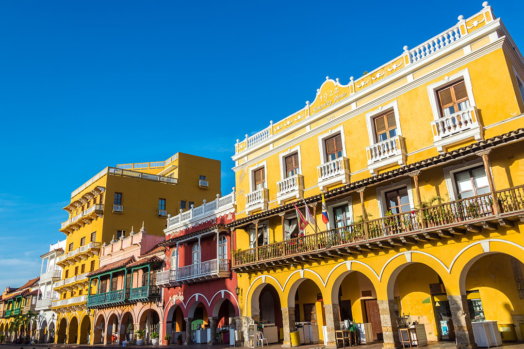 Spanish colonial architecture in the Cartagena, Colombia