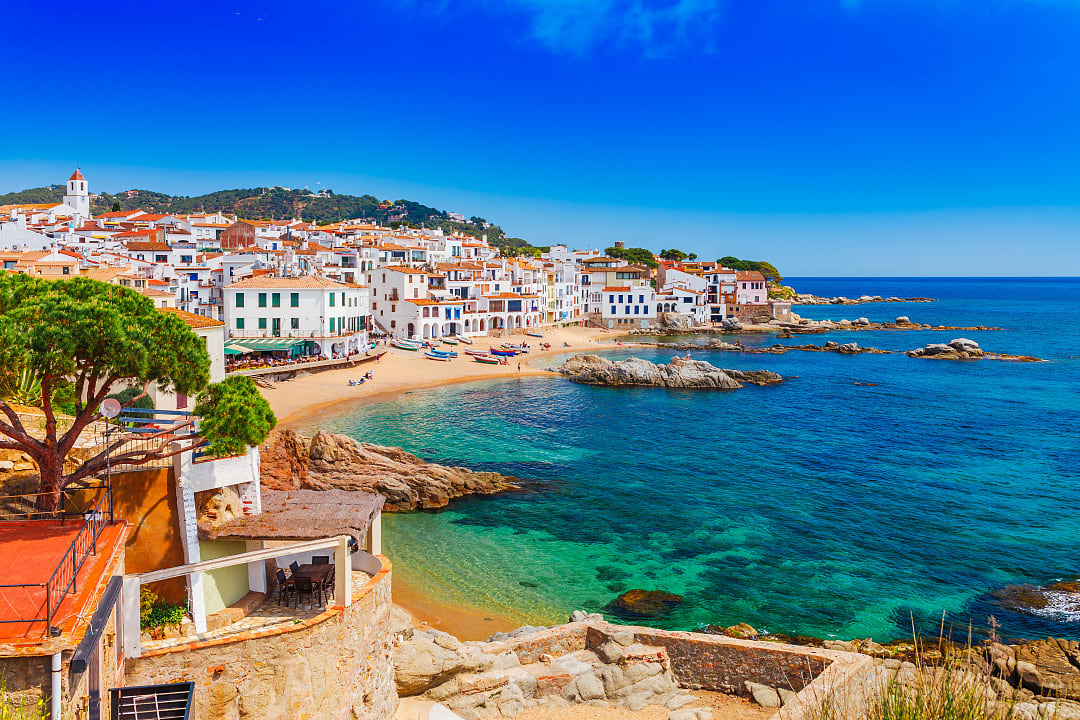 Calella de Palafrugell in Costa Brava, Spain