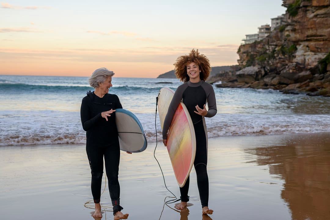 Surfing lessons in Australia
