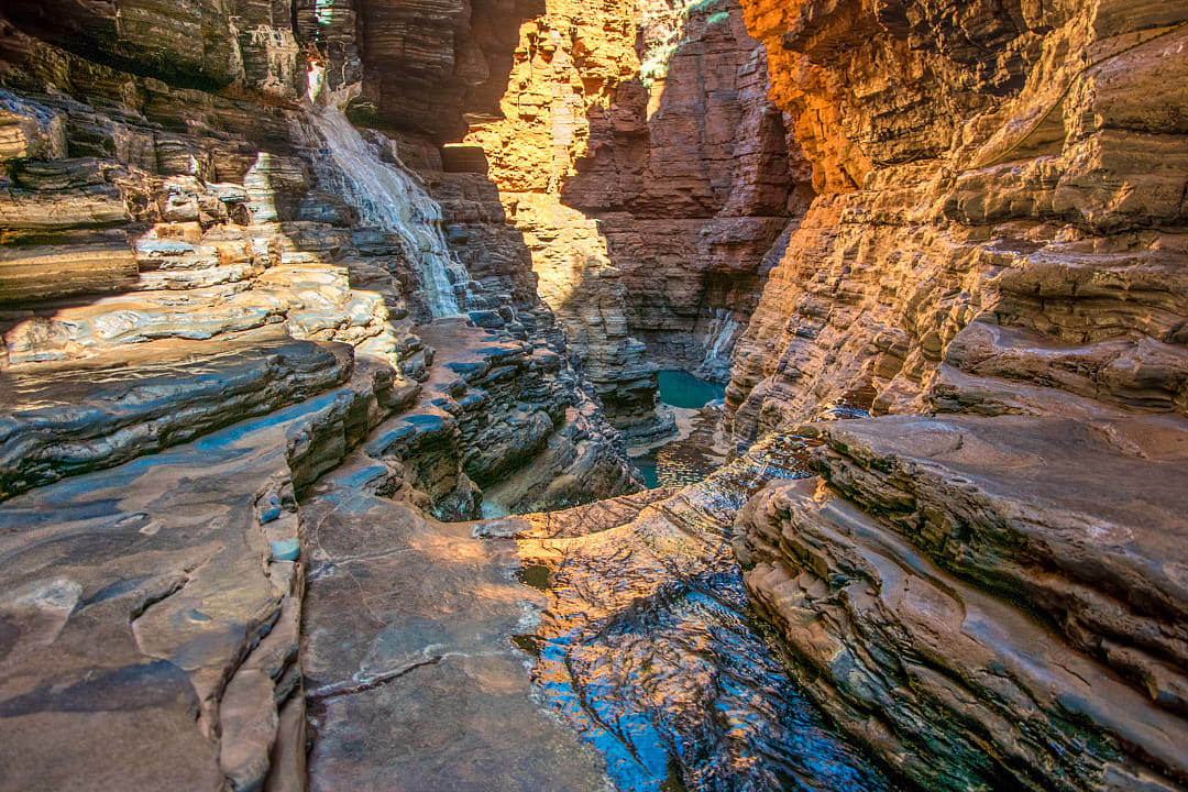 Hancock Gorge in Karijini National Park, Western Australia.