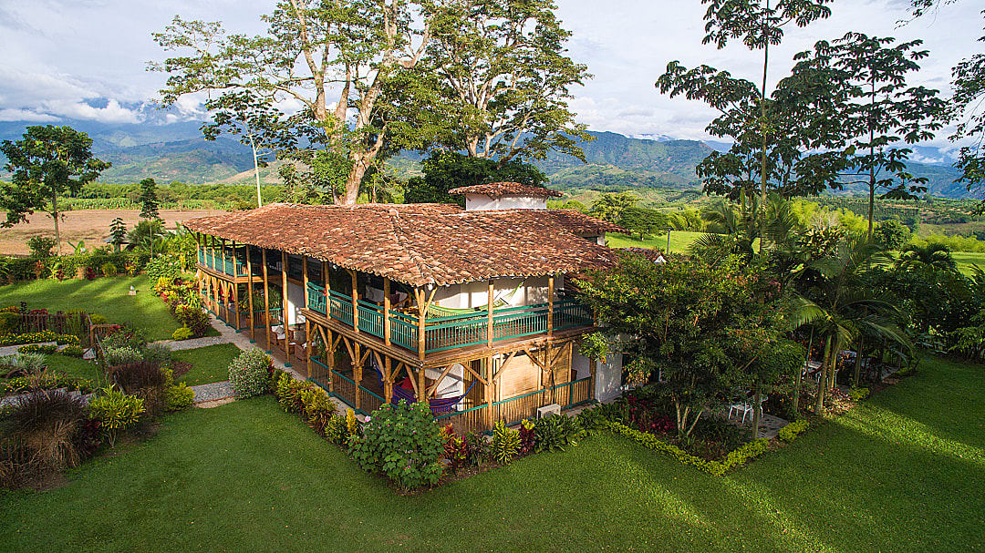 Hacienda Bambusa in Quindío Colombia. Photo courtesy of Hacienda Bambusa