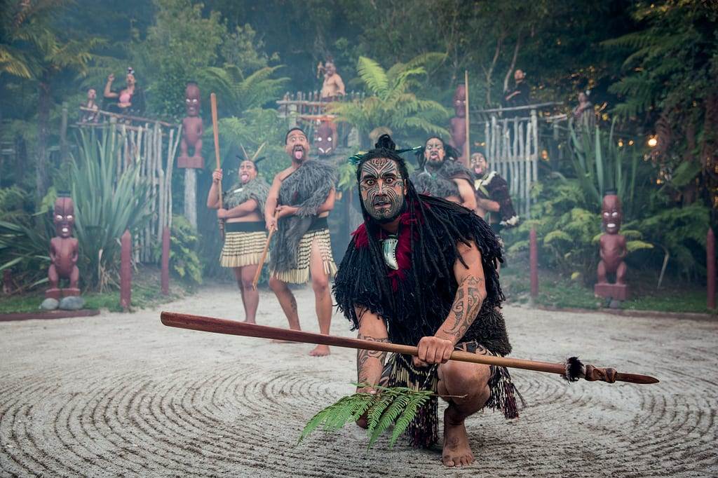 Maori cultural performance in Rotorua, New Zealand. Photo courtesy Tamaki Maori Village