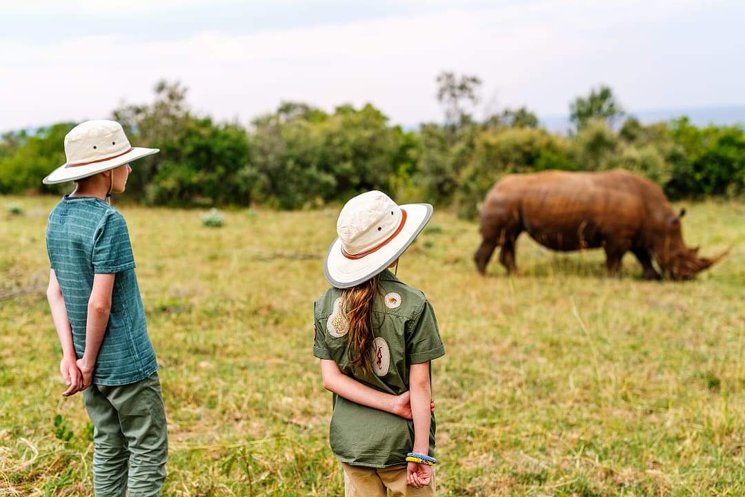 Children in Kenya where world seen in documentaries is not make-believe.