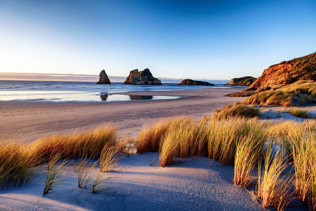 Wharariki beach, Golden Bay.