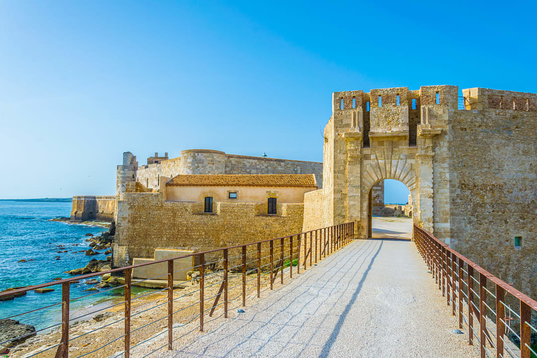 Maniace Castle, Syracuse, Italy.