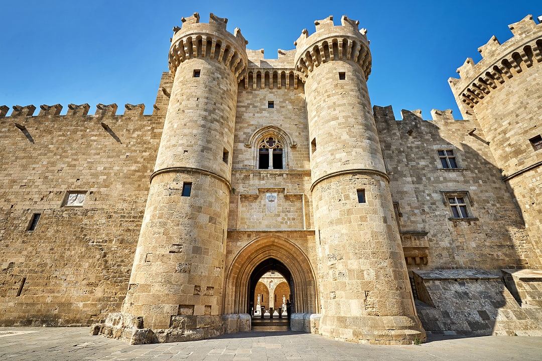 Palace of the Grand Master of the Knights of Rhodes in Greece