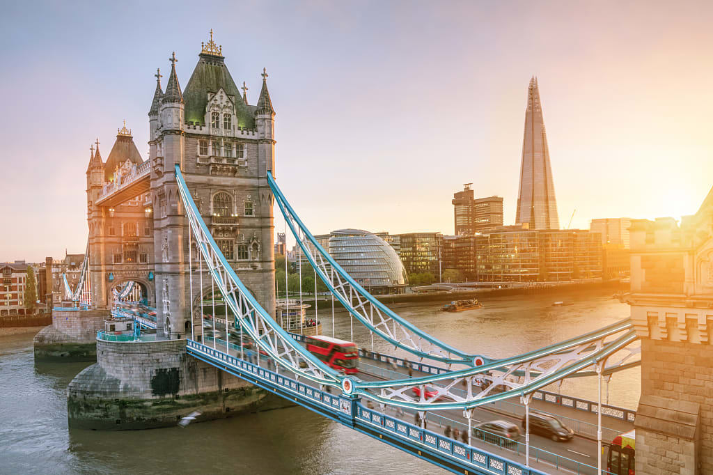 Tower Bridge in London, England