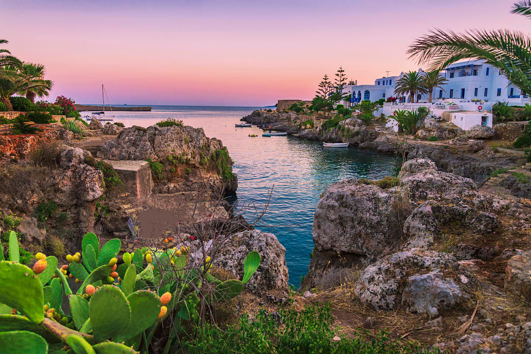 Avlemonas village in the island of Kythira, Greece.