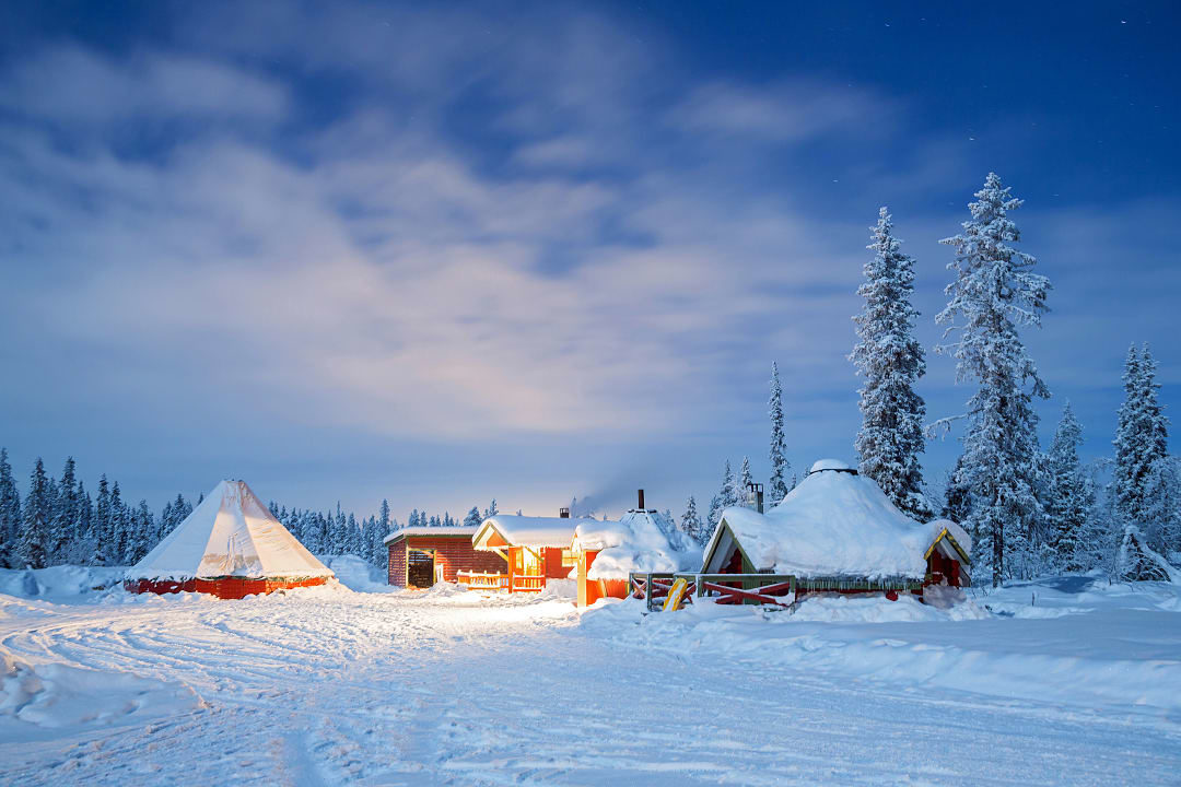 Swedish lapland in Kiruna, Sweden