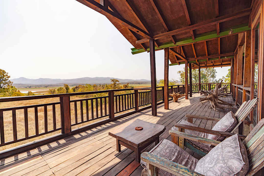 Safari lodge in India.