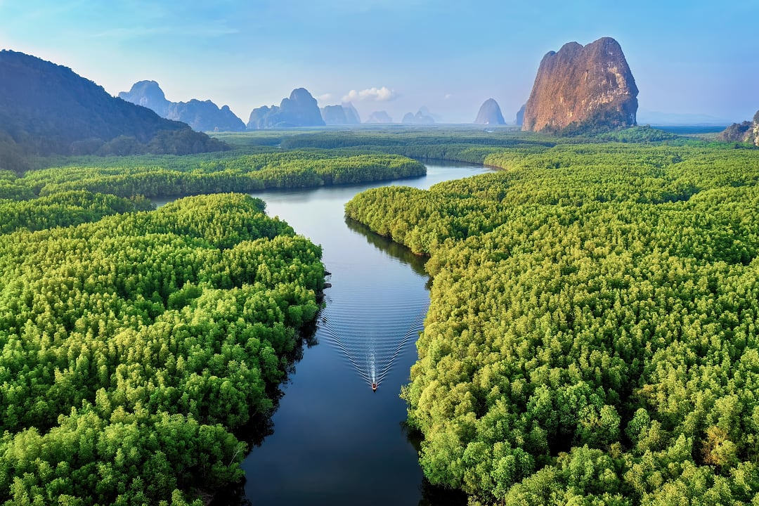 Phang Nga Bay in Thailand