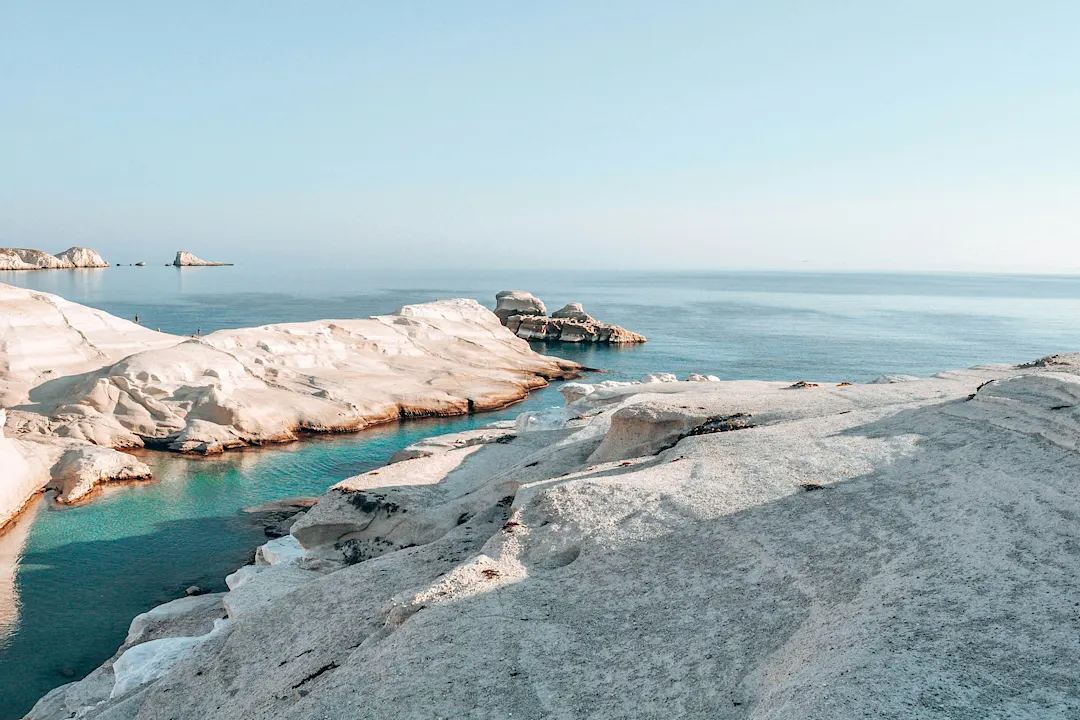 Sarakiniko Beach on the island of Milos