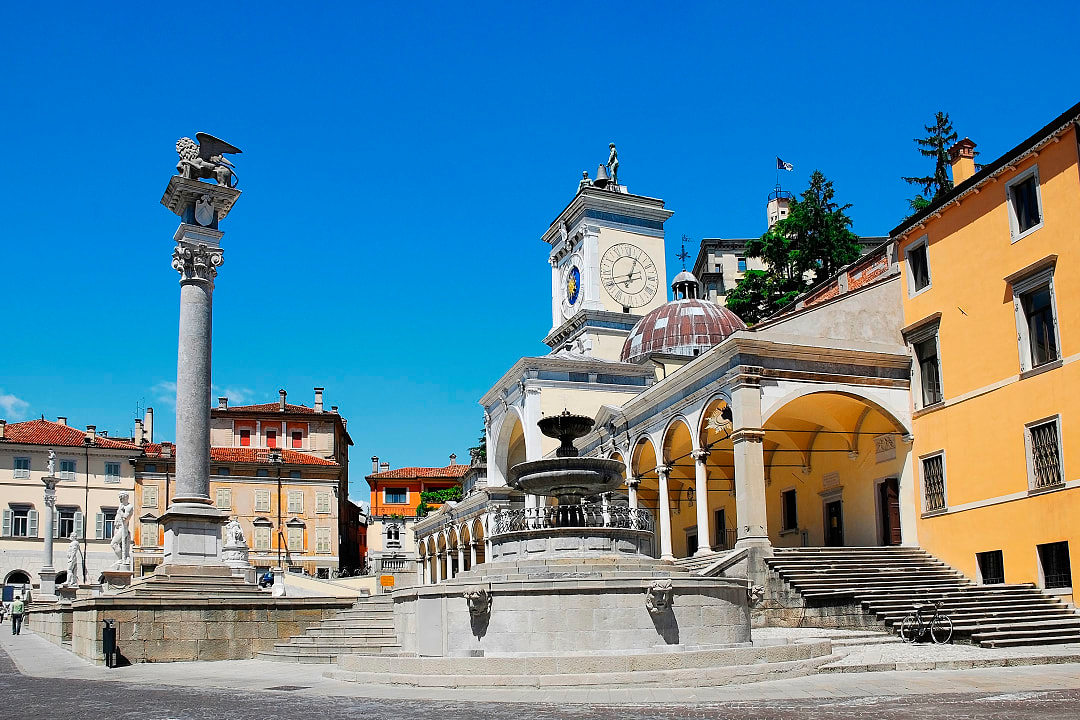 Piazza della Libertà in Udine, Italy