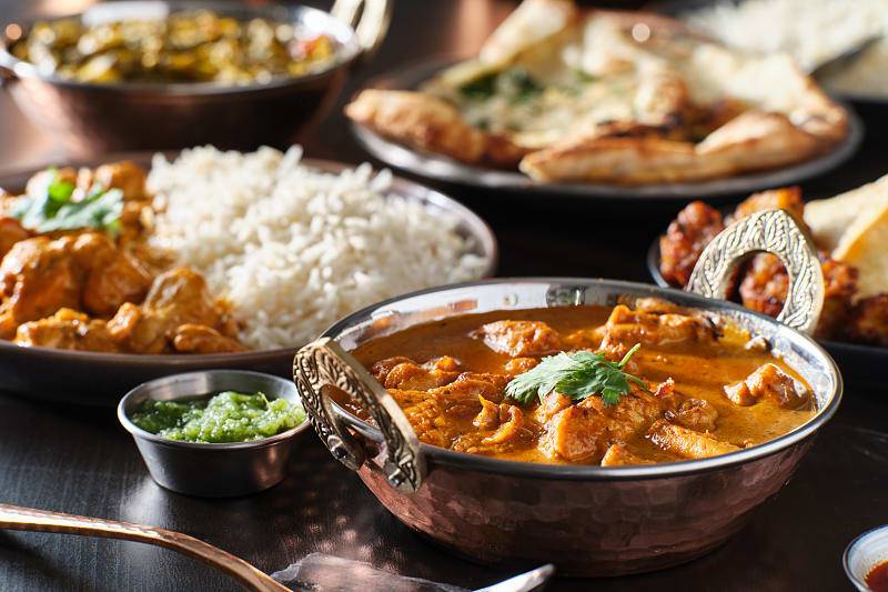 Traditional Chicken Tikka Masala dish
