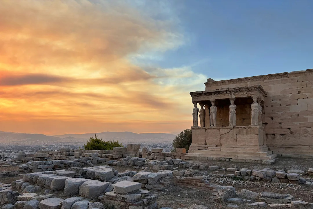 The Erechtheion on the Acropolis of Athens