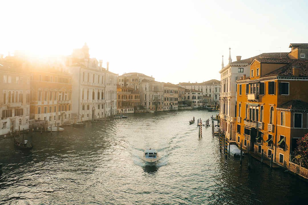 Canals in Venice, Italy.