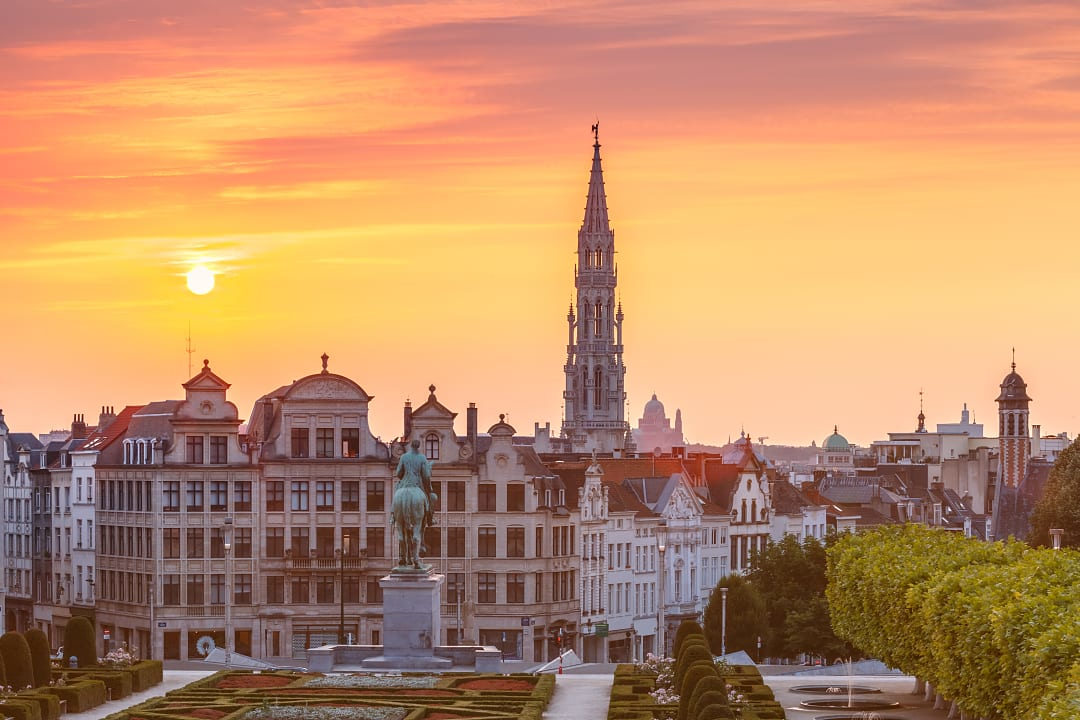 City Hall of Brussels in Belgium.