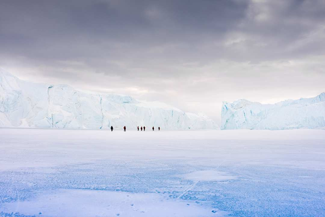 Expedition in Ross Island, Antartica.