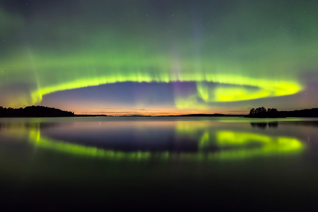 Northern lights in Finland