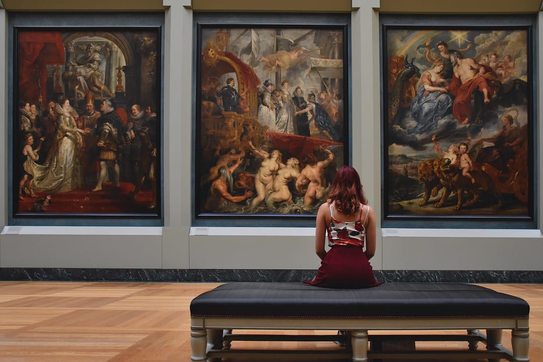 Louvre museum in Paris, France