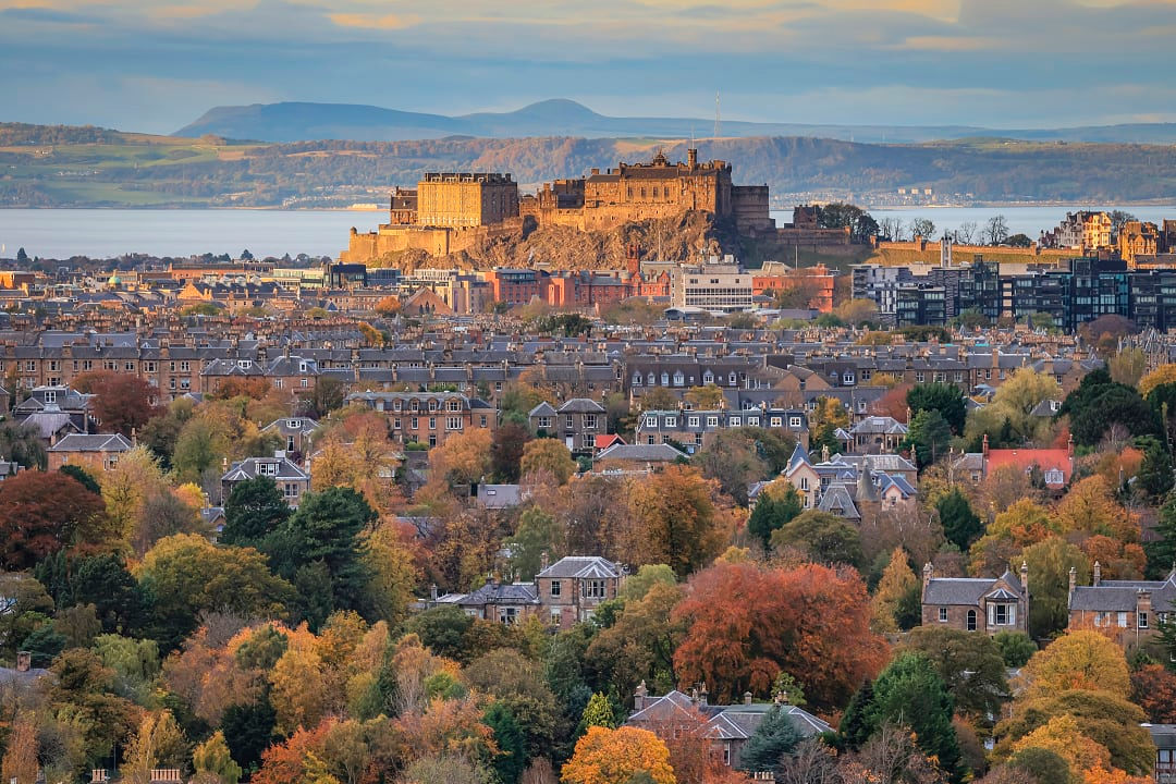 Edinburgh Castle in Scotland