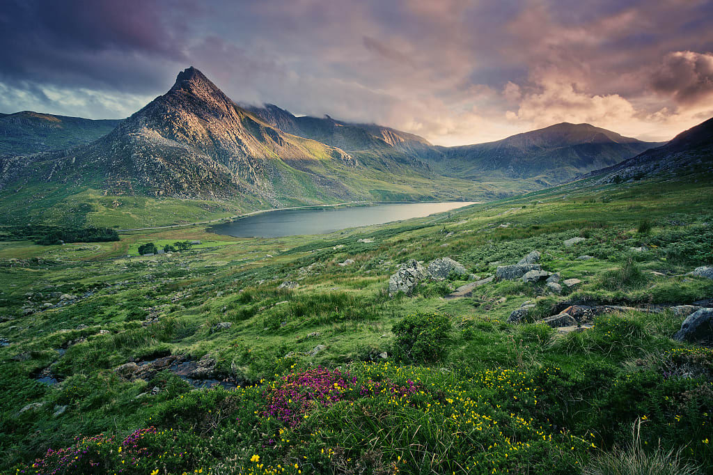 Tyfan Mountain in Snowdonia National Park, Wales