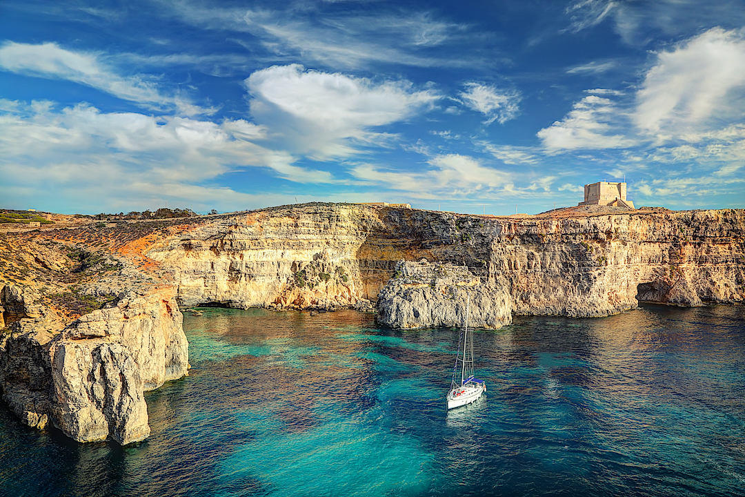 Comino Island, Malta.