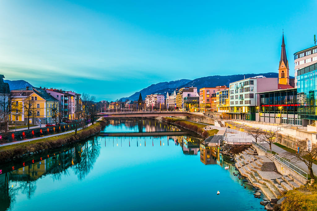 Villach of the Drava River