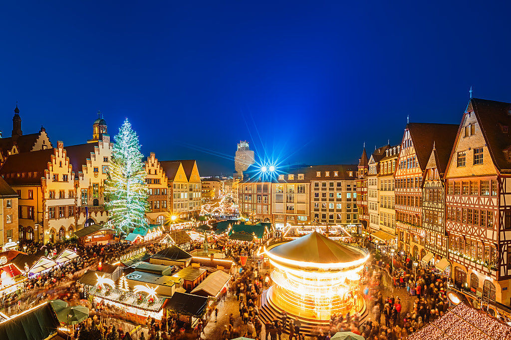 Christmas market in Frankfurt, Germany