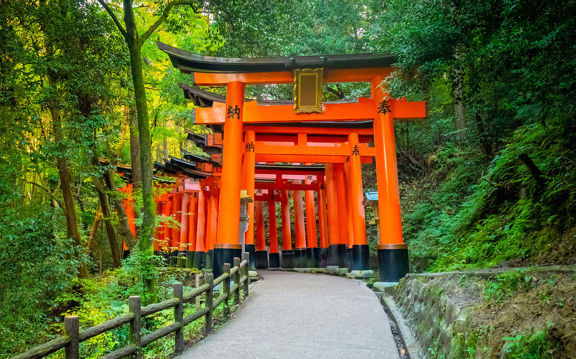 Fushimi Inari Shrine in Kyoto, Japan