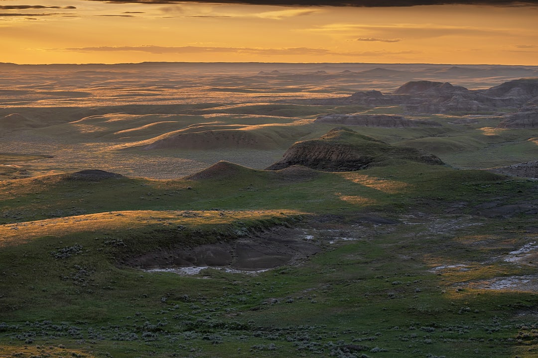 Grasslands National Park in Saskatchewan, Canada