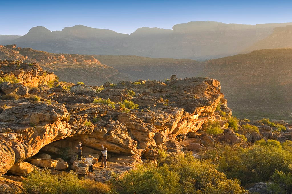 Rock formations in Bushmans Kloof Wilderness Reserve and Wellness Retreat nestled in the foothills of the Cederberg Mountains on South Africa's dramatic lesser-known west coast. Photo © The Red Carnation Hotel Collection