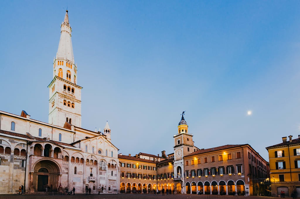 Piazza Grande in Modena, Italy